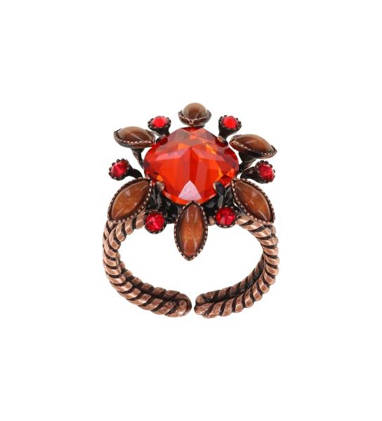 Orange - Alien Anemone - Ring von Konplott